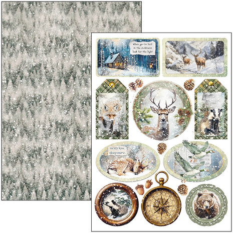 Ciao Bella Forest Tales A4 Creative Pad (9pcs) (CBCL090) Ciao Bella Forest Tales A4 Creative Pad (9pcs) (CBCL090)