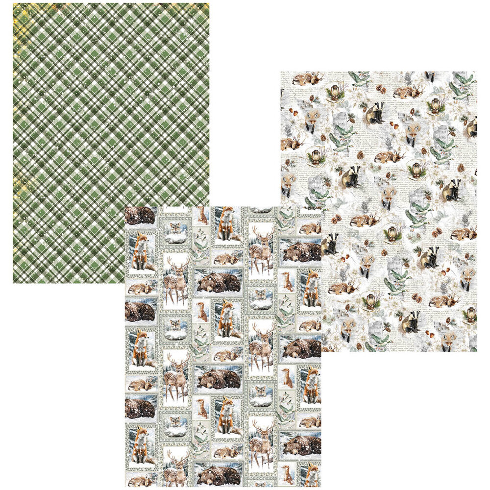 Ciao Bella Forest Tales A4 Deluxe Paper Silver & Vellum Dual Pack Mixed (6pcs) (CBX003)