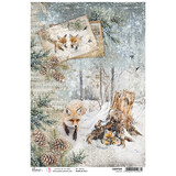 Ciao Bella Forest Tales A4 Rice Paper Foxglow (5pcs) (CBRP569)