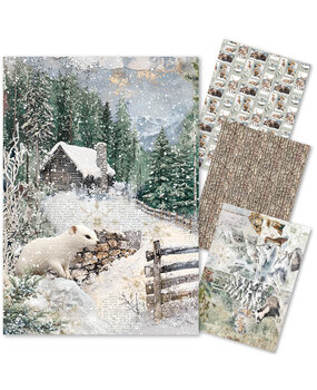 Ciao Bella Forest Tales A4 Rice Paper Mixed (4pcs) (CBRA006)