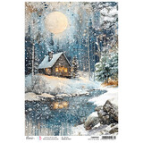 Ciao Bella Forest Tales A4 Rice Paper Night in the Wood (5pcs) (CBRP567)