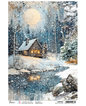 Ciao Bella Forest Tales A4 Rice Paper Night in the Wood (5pcs) (CBRP567)