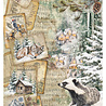 Ciao Bella Forest Tales A4 Rice Paper Postcard in the Snow (5pcs) (CBRP568) Ciao Bella Forest Tales A4 Rice Paper Postcard in the Snow (5pcs) (CBRP568)