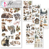 Ciao Bella Forest Tales Transparent Adhesive Sheets (5pcs) (CBI006)