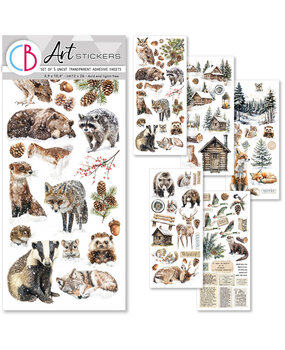 Ciao Bella Forest Tales Transparent Adhesive Sheets (5pcs) (CBI006)