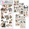 Ciao Bella Forest Tales Transparent Adhesive Sheets (5pcs) (CBI006) Ciao Bella Forest Tales Transparent Adhesive Sheets (5pcs) (CBI006)