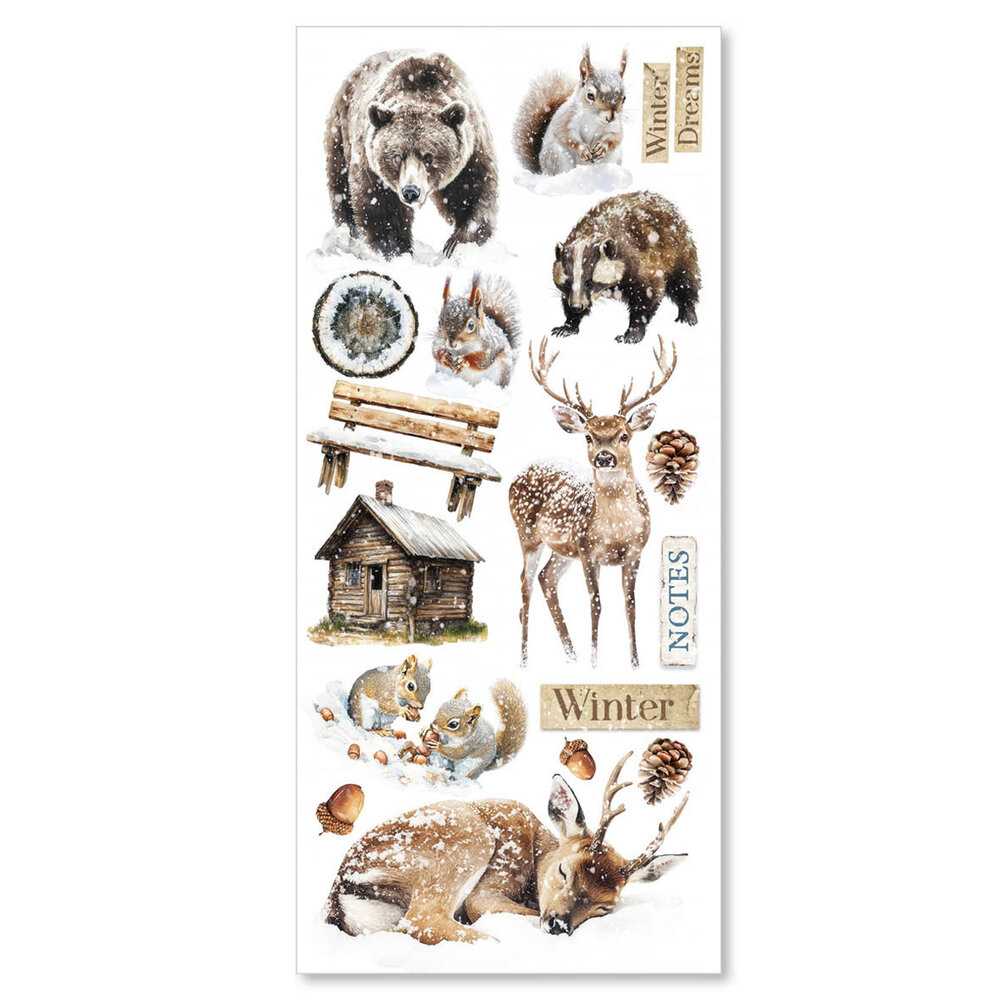 Ciao Bella Forest Tales Transparent Adhesive Sheets (5pcs) (CBI006) Ciao Bella Forest Tales Transparent Adhesive Sheets (5pcs) (CBI006)