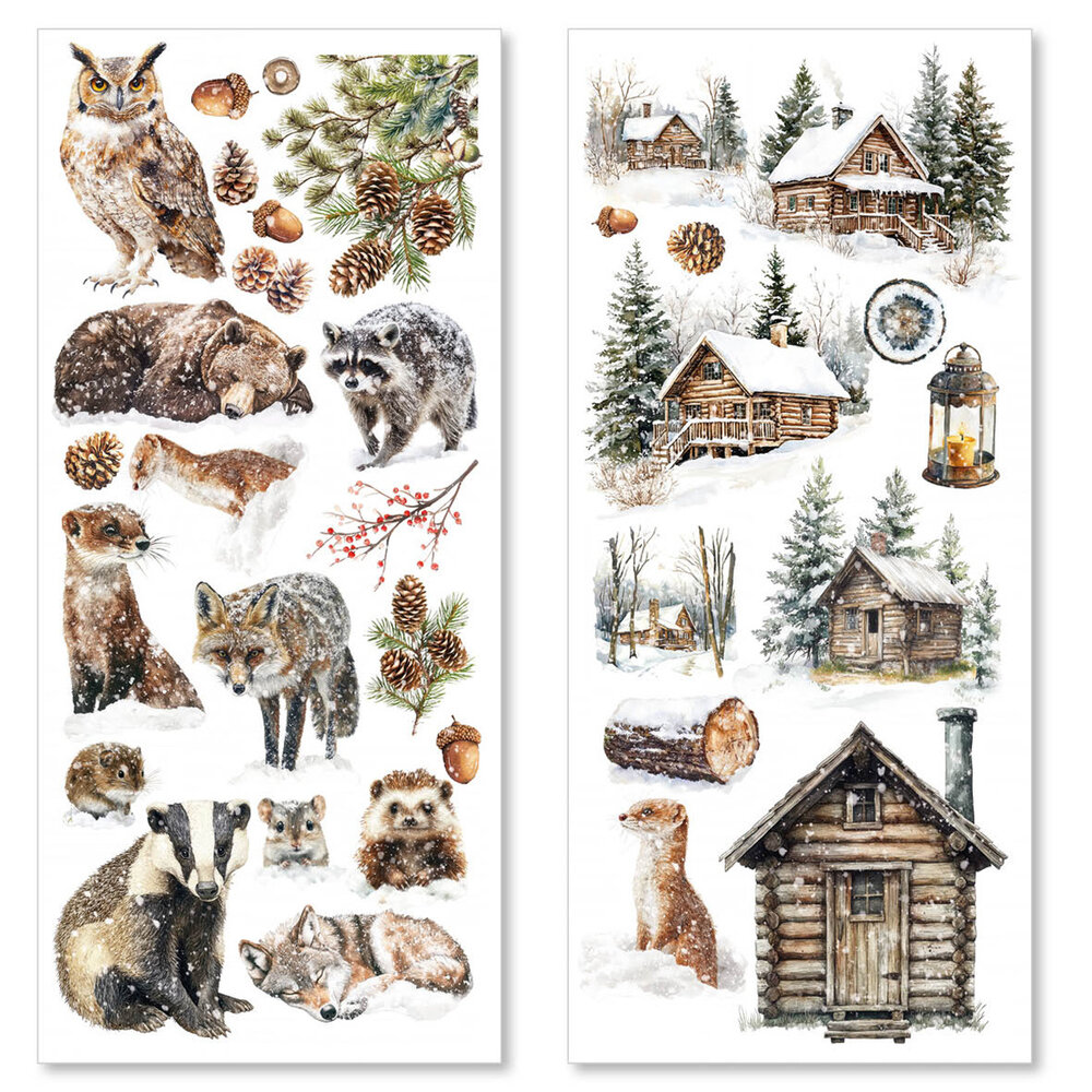 Ciao Bella Forest Tales Transparent Adhesive Sheets (5pcs) (CBI006) Ciao Bella Forest Tales Transparent Adhesive Sheets (5pcs) (CBI006)