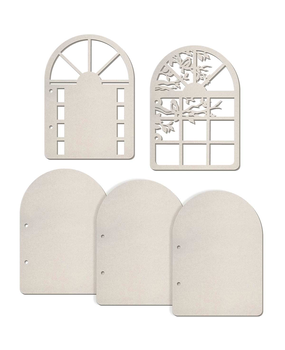 Ciao Bella Door and Window Album Pages (5pcs) (KSV019)