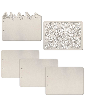 Ciao Bella Little Birds Album Pages (5pcs) (KSV030)