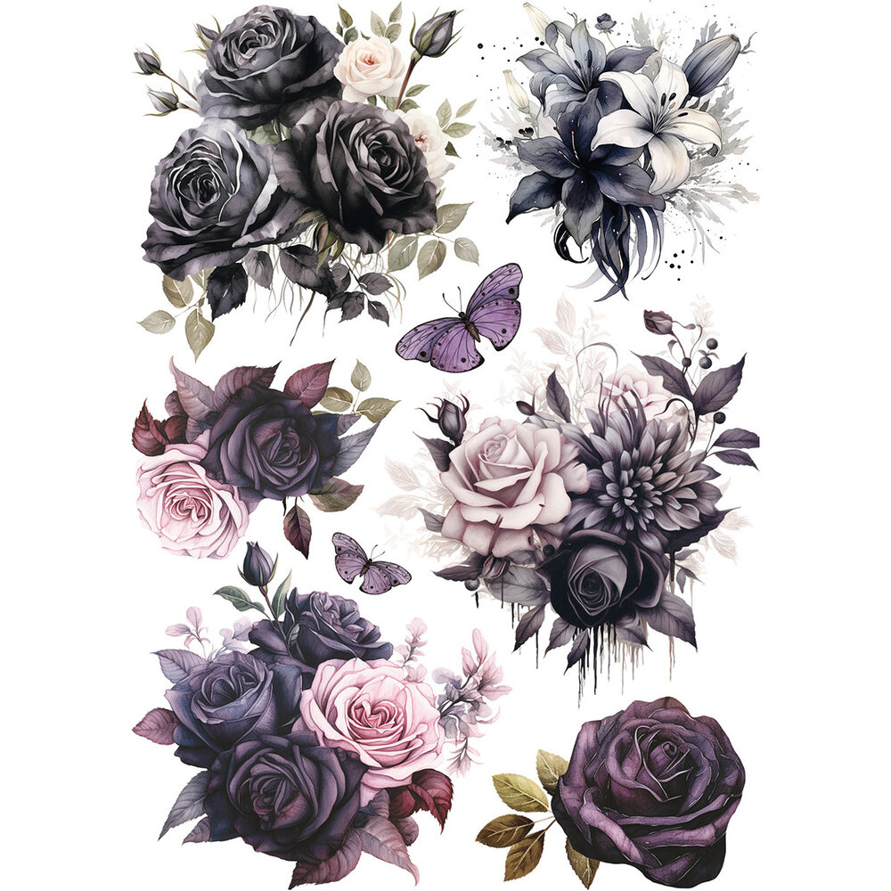 Ciao Bella Dark Academia A5 Rice Paper Mixed (8pcs) (CBRS020) Ciao Bella Dark Academia A5 Rice Paper Mixed (8pcs) (CBRS020)