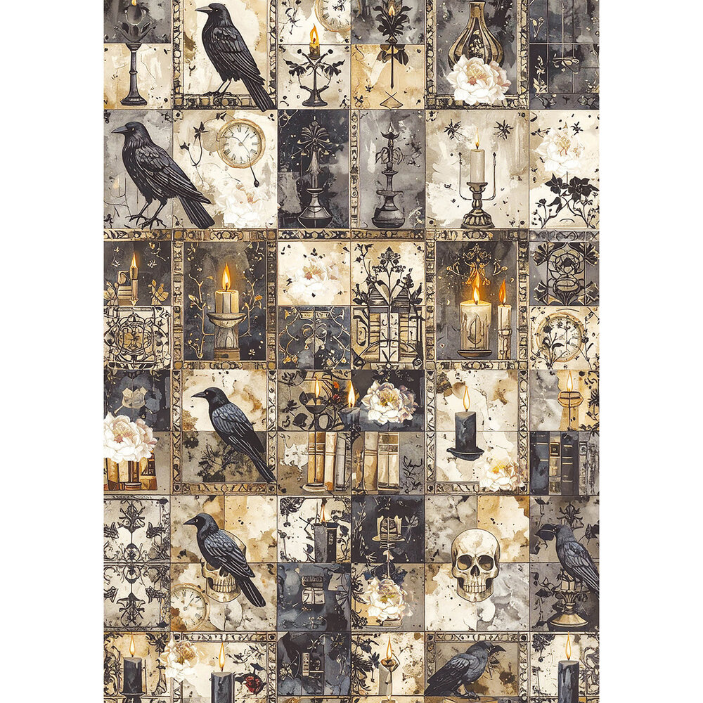 Ciao Bella Dark Academia A5 Rice Paper Mixed (8pcs) (CBRS020) Ciao Bella Dark Academia A5 Rice Paper Mixed (8pcs) (CBRS020)