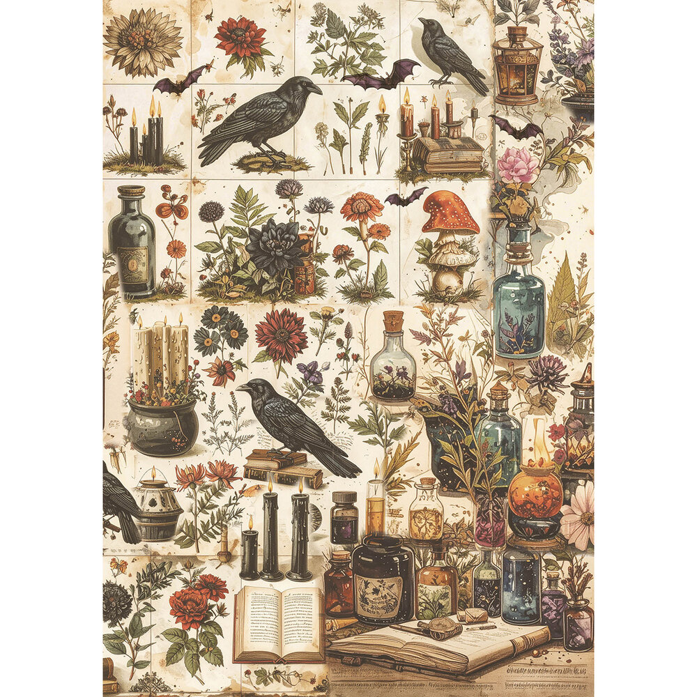 Ciao Bella Dark Academia A5 Rice Paper Mixed (8pcs) (CBRS020) Ciao Bella Dark Academia A5 Rice Paper Mixed (8pcs) (CBRS020)