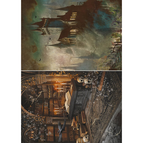 Ciao Bella Dark Academia A5 Rice Paper Mixed (8pcs) (CBRS020) Ciao Bella Dark Academia A5 Rice Paper Mixed (8pcs) (CBRS020)