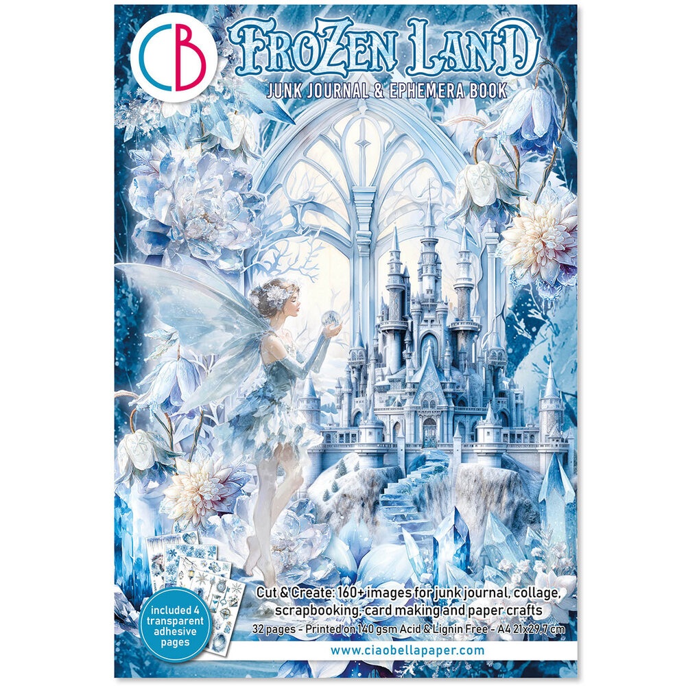 Ciao Bella Frozen Land A4 Junk Journal Ephemera Book (32pcs) (CBB016) Ciao Bella Frozen Land A4 Junk Journal Ephemera Book (32pcs) (CBB016)