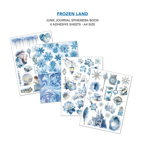 Ciao Bella Frozen Land A4 Junk Journal Ephemera Book (32pcs) (CBB016) Ciao Bella Frozen Land A4 Junk Journal Ephemera Book (32pcs) (CBB016)
