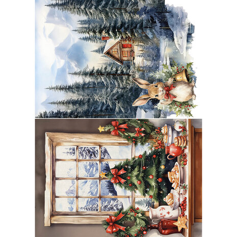 Ciao Bella Hot Cocoa & Holly A5 Rice Paper Mixed (8pcs) (CBRS021) Ciao Bella Hot Cocoa & Holly A5 Rice Paper Mixed (8pcs) (CBRS021)