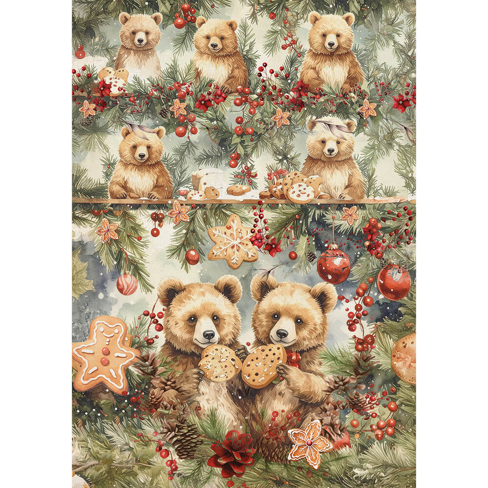 Ciao Bella Hot Cocoa & Holly A5 Rice Paper Mixed (8pcs) (CBRS021) Ciao Bella Hot Cocoa & Holly A5 Rice Paper Mixed (8pcs) (CBRS021)