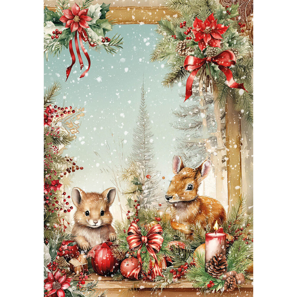 Ciao Bella Hot Cocoa & Holly A5 Rice Paper Mixed (8pcs) (CBRS021) Ciao Bella Hot Cocoa & Holly A5 Rice Paper Mixed (8pcs) (CBRS021)