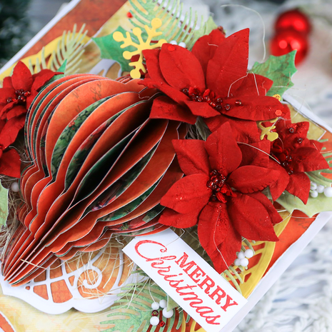 Elizabeth Craft Designs Festive Holly Stamps Festive Holly Sentiments (CS417)