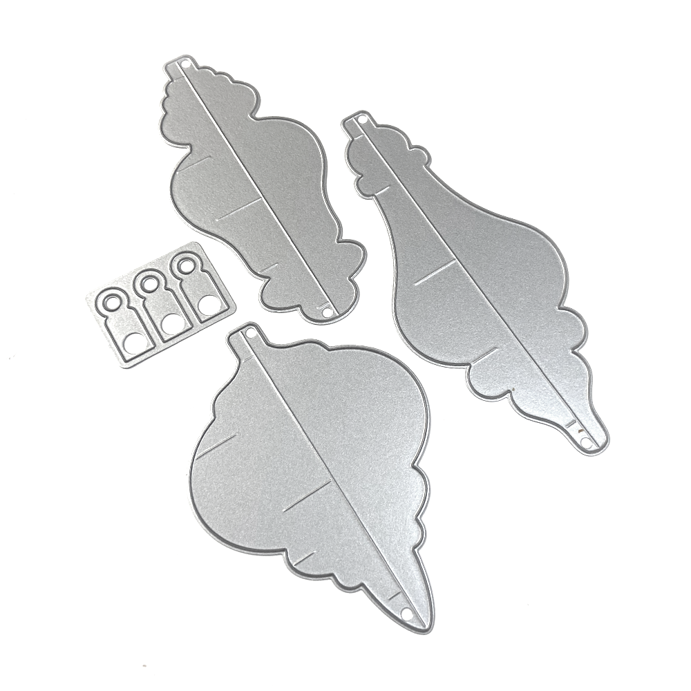 Elizabeth Craft Designs Festive Holly Die Festive Ornaments (2276)