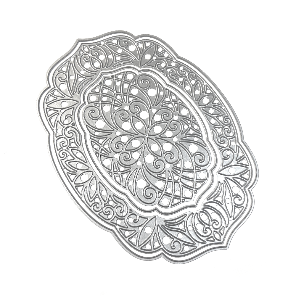 Elizabeth Craft Designs Festive Holly Die Festive Ornate Frame (2274)