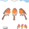 Elizabeth Craft Designs Festive Holly Die Festive Robin (2272) Elizabeth Craft Designs Festive Holly Die Festive Robin (2272)