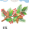 Elizabeth Craft Designs Festive Holly Die Winter Greenery (2270) Elizabeth Craft Designs Festive Holly Die Winter Greenery (2270)