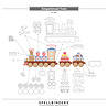 Spellbinders Candy Christmas Etched Dies Gingerbread Train (S7-280) Spellbinders Candy Christmas Etched Dies Gingerbread Train (S7-280)