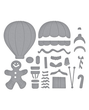 Spellbinders Candy Christmas Etched Dies Gingerbread Delivery (S5-713) Spellbinders Candy Christmas Etched Dies Gingerbread Delivery (S5-713)