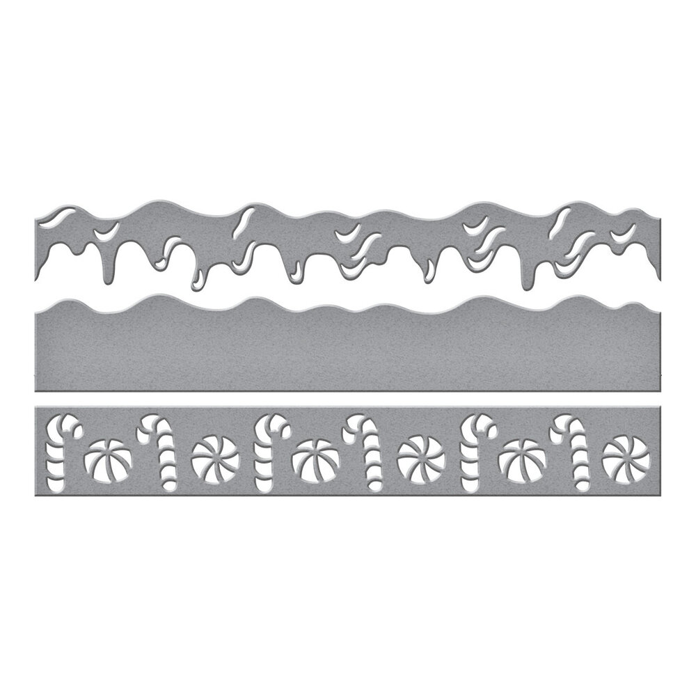 Spellbinders Candy Christmas Etched Dies Sweet Borders (S4-1486) Spellbinders Candy Christmas Etched Dies Sweet Borders (S4-1486)