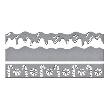 Spellbinders Candy Christmas Etched Dies Sweet Borders (S4-1486) Spellbinders Candy Christmas Etched Dies Sweet Borders (S4-1486)