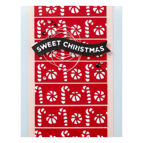 Spellbinders Candy Christmas Etched Dies Sweet Borders (S4-1486) Spellbinders Candy Christmas Etched Dies Sweet Borders (S4-1486)