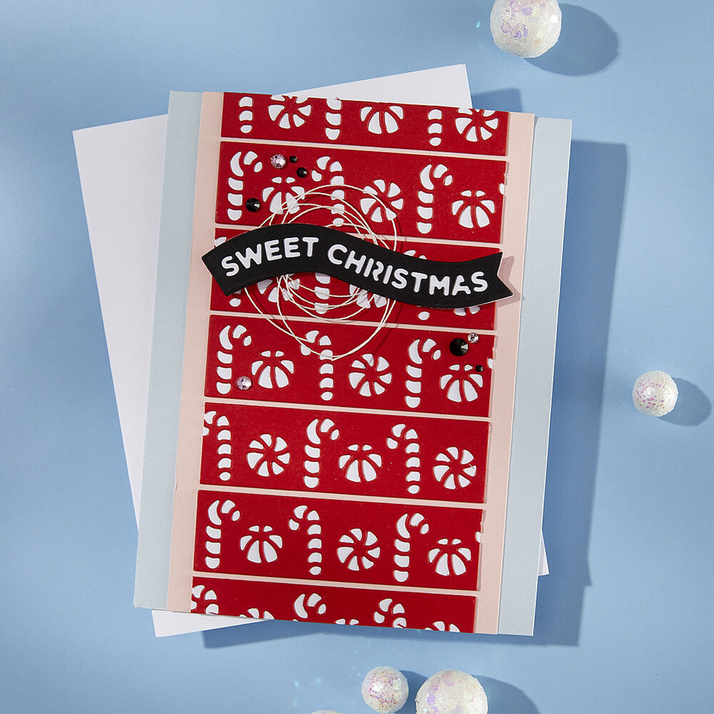 Spellbinders Candy Christmas Etched Dies Sweet Borders (S4-1486) Spellbinders Candy Christmas Etched Dies Sweet Borders (S4-1486)