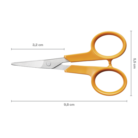 Fiskars Scissors Classic Embroidery Curved 10cm (1075059) Fiskars Scissors Classic Embroidery Curved 10cm (1075059)