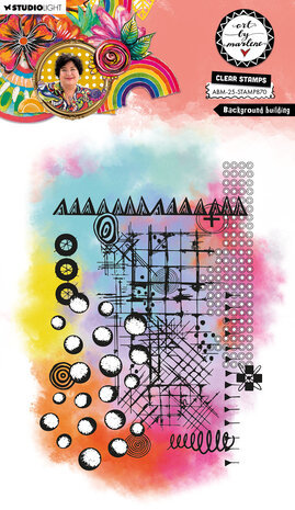 Art By Marlene Background Building Clear Stamp (ABM-25-STAMP870)