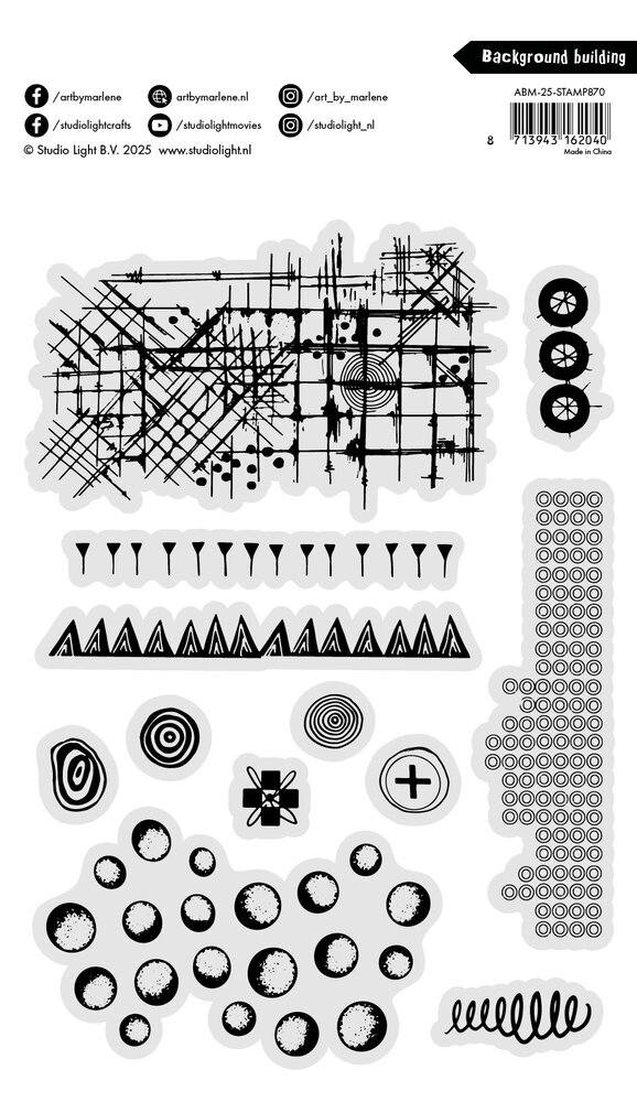 Art By Marlene Background Building Clear Stamp (ABM-25-STAMP870)