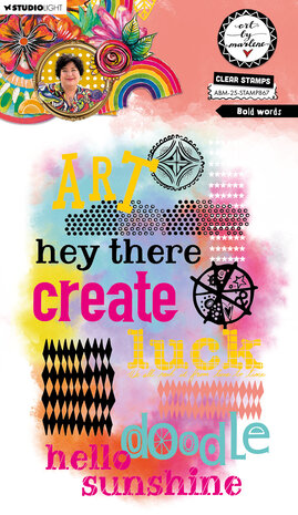 Art By Marlene Bold Words Clear Stamp (ABM-25-STAMP867) Art By Marlene Bold Words Clear Stamp (ABM-25-STAMP867)