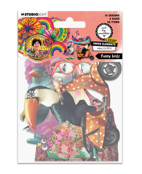 Art By Marlene Funny Birds Luxury Paper Elements (ABM-25-PE25)