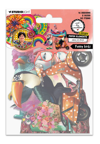 Art By Marlene Funny Birds Luxury Paper Elements (ABM-25-PE25) Art By Marlene Funny Birds Luxury Paper Elements (ABM-25-PE25)