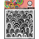 Art By Marlene Deco Waves Mask (ABM-25-MASK357)