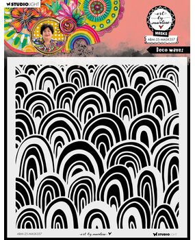 Art By Marlene Deco Waves Mask (ABM-25-MASK357)