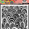 Art By Marlene Deco Waves Mask (ABM-25-MASK357) Art By Marlene Deco Waves Mask (ABM-25-MASK357)
