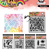 Art By Marlene Deco Waves Mask (ABM-25-MASK357) Art By Marlene Deco Waves Mask (ABM-25-MASK357)