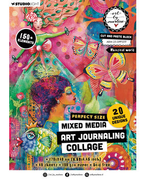 Art By Marlene Whymsical World "The Perfect Size" Cut and Paste Book (ABM-25-DPP359)