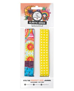 Art By Marlene Elastic Journal Bands For "The Perfect Size" Journal (ABM-25-EBA01)