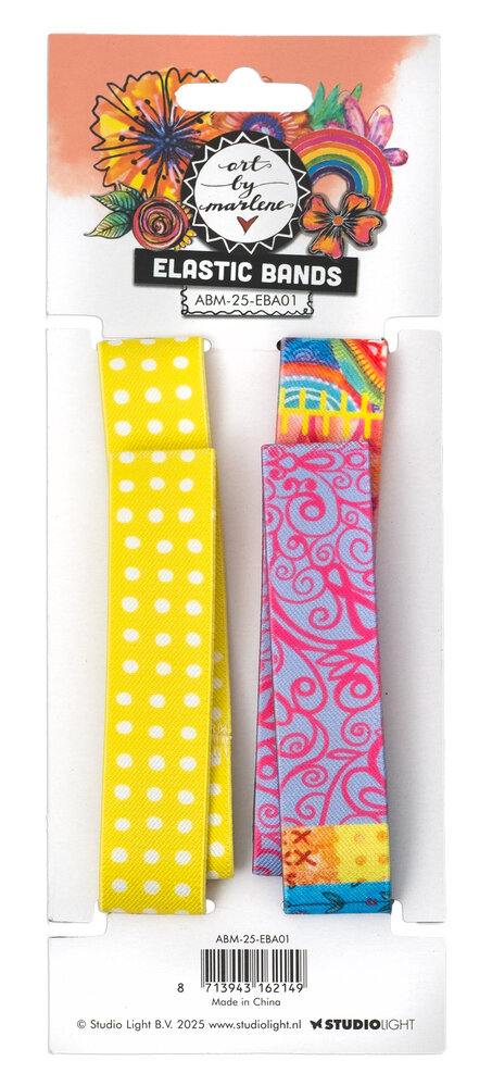 Art By Marlene Elastic Journal Bands For "The Perfect Size" Journal (ABM-25-EBA01) Art By Marlene Elastic Journal Bands For "The Perfect Size" Journal (ABM-25-EBA01)
