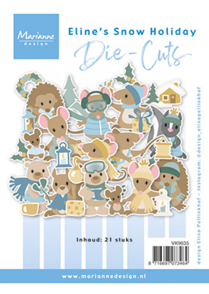 Marianne Design Die-cuts Eline's Snow Holiday (VK9635) Marianne Design Die-cuts Eline's Snow Holiday (VK9635)