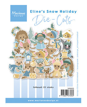 Marianne Design Die-cuts Eline's Snow Holiday (VK9635)