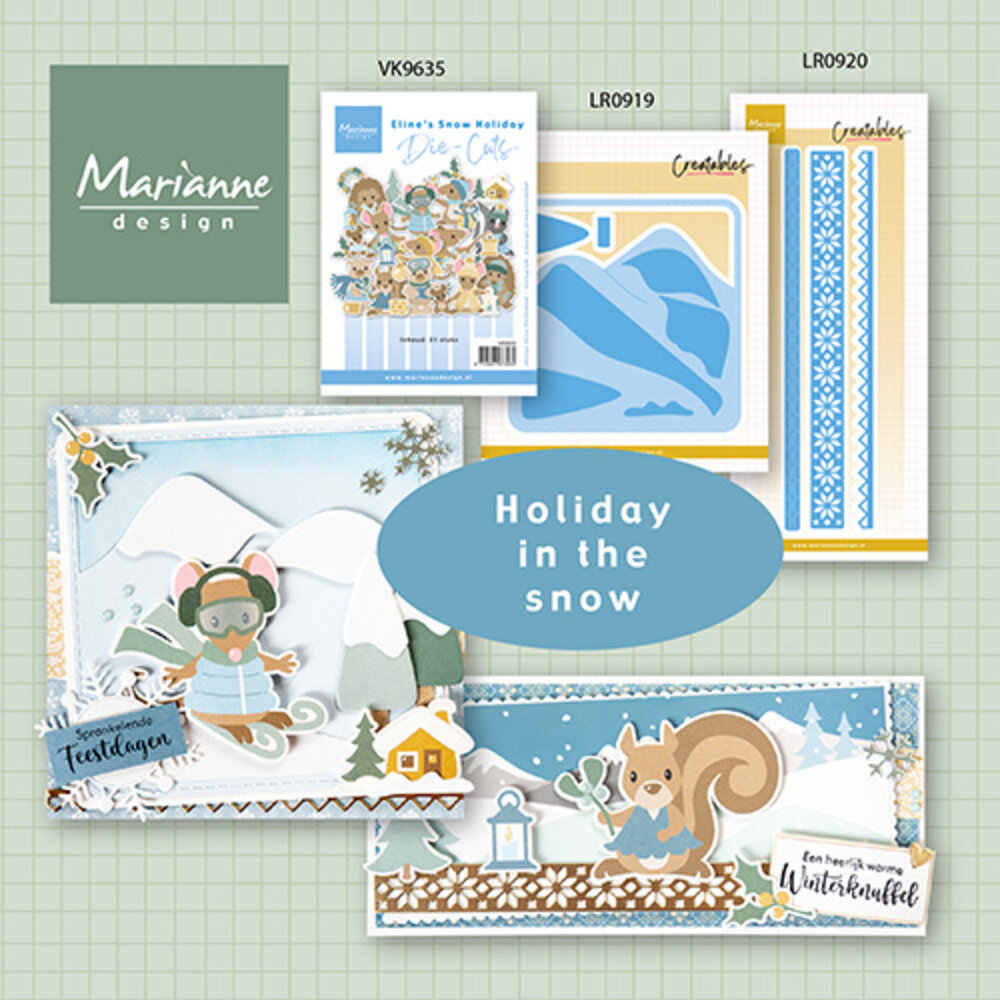 Marianne Design Die-cuts Eline's Snow Holiday (VK9635) Marianne Design Die-cuts Eline's Snow Holiday (VK9635)